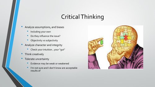Critical Thinking (2)