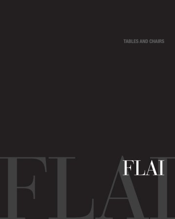 TAVOLI E SEDIE by Flai