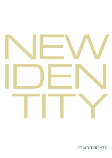TAVOLI E SEDIE - NEW IDENTITY, by Ciacci