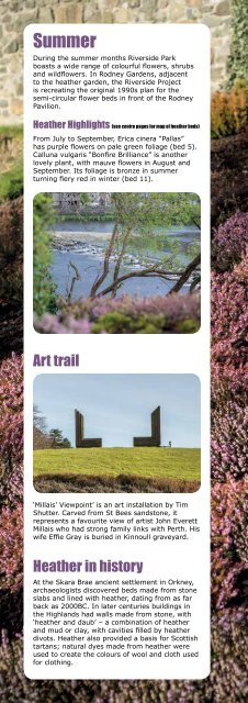 A5 long 12pp Brochure HEATHER GARDEN