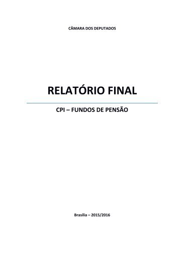 RELATÓRIO FINAL