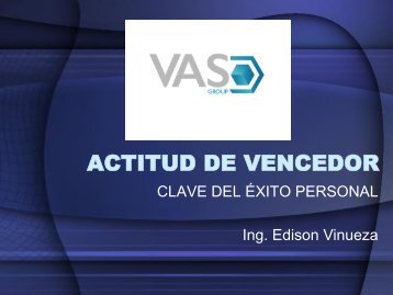 Actitud de Vencedor,clave del éxito personal