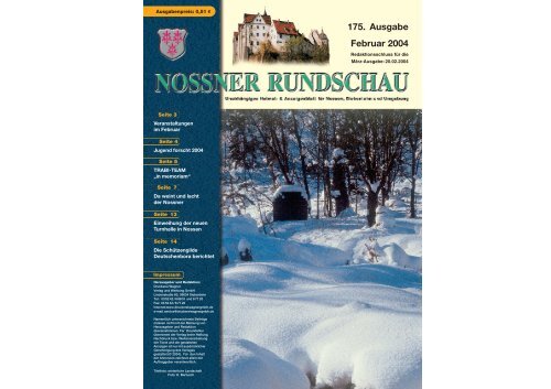 175. Ausgabe Februar 2004 - Nossner Rundschau