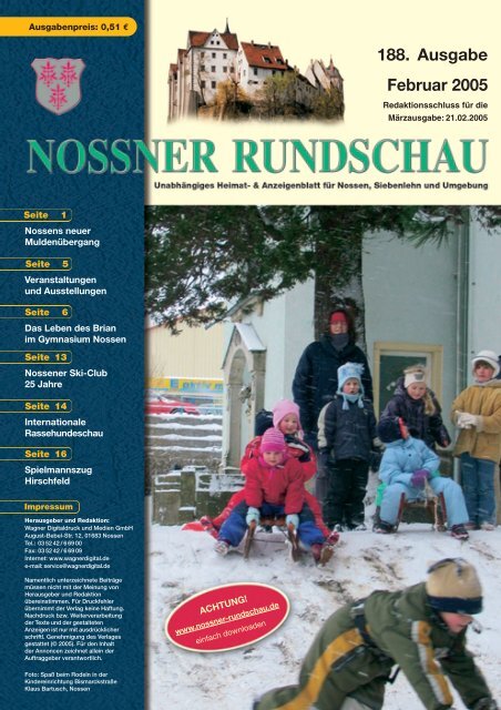 188. Ausgabe Februar 2005 - Nossner Rundschau