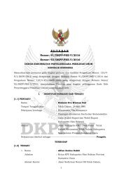 Nomor 91/DKPP-PKE-V/2016 Nomor 92/DKPP-PKE-V/2016 1