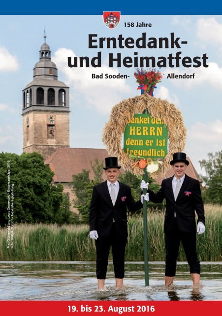 Programm Erntefest 2016 Bad Sooden-Allendorf