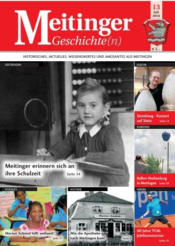 Meitinger Geschichte(n) - Juli 2016