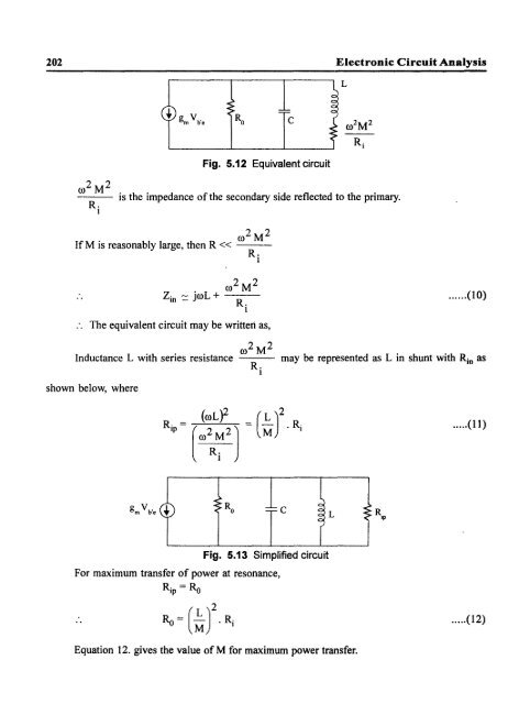 Electronic Circuit Analysis