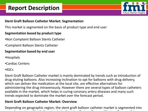 Stent Graft Balloon Catheter Market