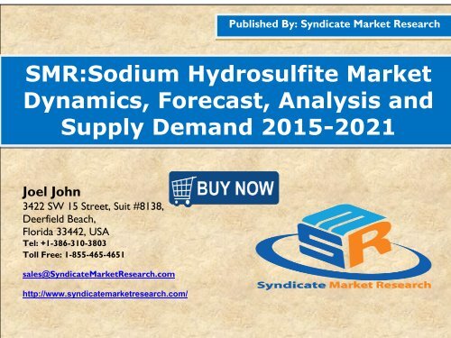 Sodium Hydrosulfite Market