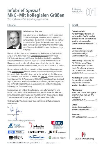 Infobrief MkG Ausgabe 01/2016