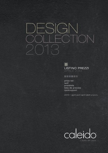 Caleido Fine_Design_Collection 2013(IT)