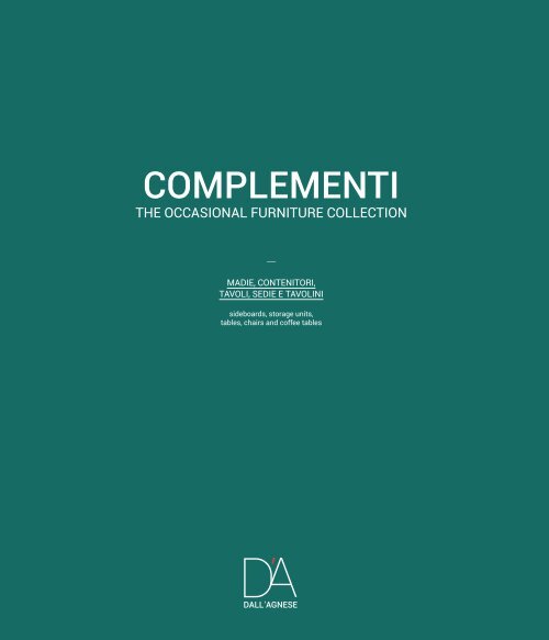 DallAgnese CATALOG COMPLEMENTI 20151