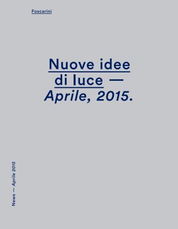 Foscarini NUOVE+IDEE+DI+LUCE