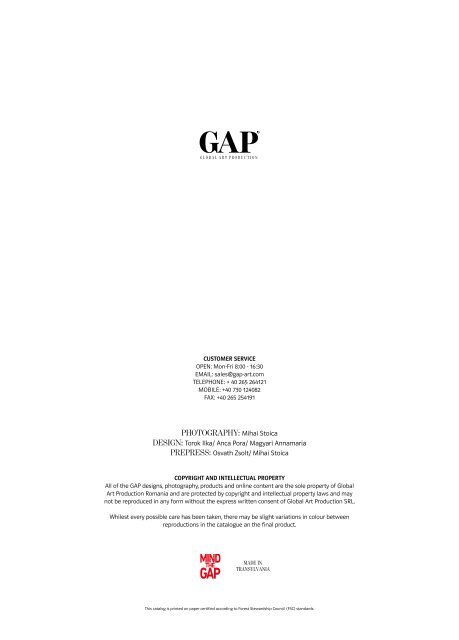 GAP The+Eclectic+Collection+2016+catalogue