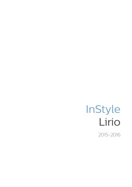 Philips InStyle+Lirio 2015-2016