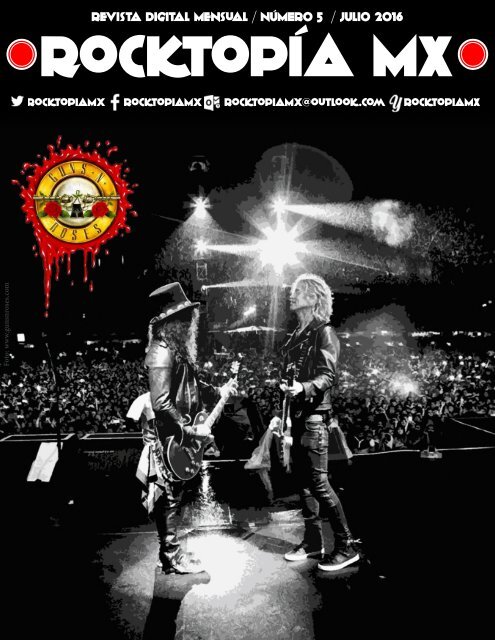 Rocktopía Mx - Número 5 - Julio 2016