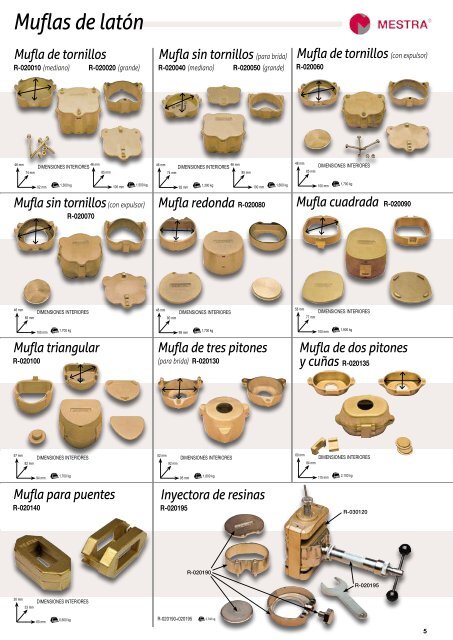 Mestra 2016 (ES) Catálogo general reducido