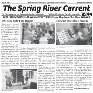 Spring River Current #9 July 26, 2016