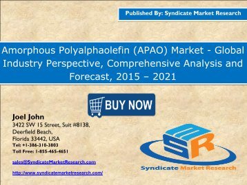 Amorphous Polyalphaolefin (APAO) Market