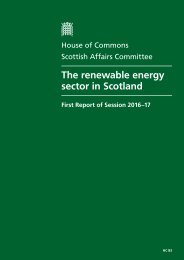 The renewable energy sector in Scotland