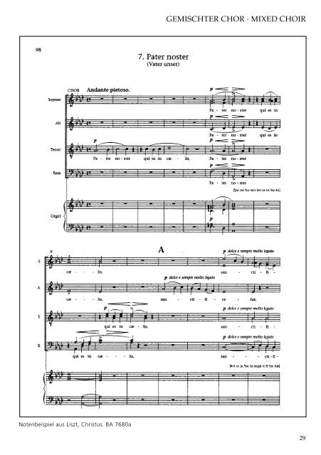 BÄRENREITER CHOR Ý CHOIR