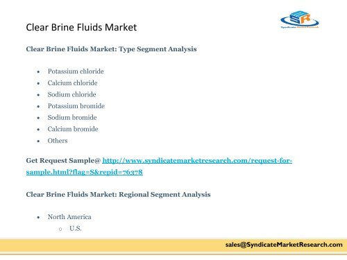 Clear Brine Fluids Market