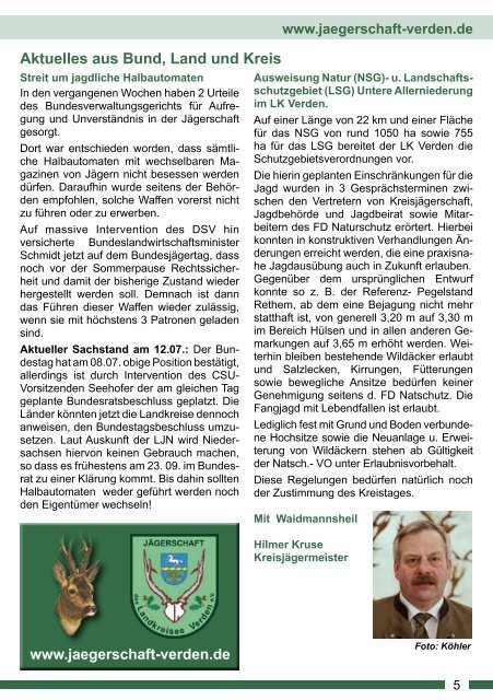 Waidblatt Ausgabe 21 Juli 2016