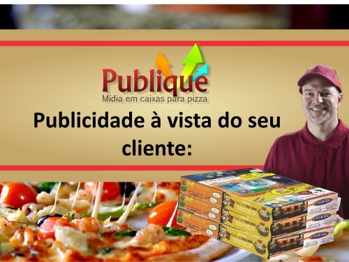 PROPAGANDA EM CAIXA DE PIZZA