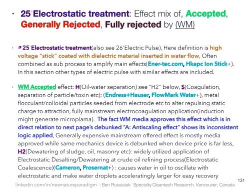 Cztery poziomy Czyste, Tanie, w Pełni Niewykorzystany, Technologie Wodne dla zastosowań komercyjnych, przemysłowych i rolnictwa / Environmentally Friendly, Low Cost, Less Well Known Water Technology for The Future