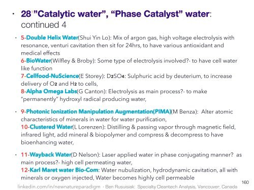 Cztery poziomy Czyste, Tanie, w Pełni Niewykorzystany, Technologie Wodne dla zastosowań komercyjnych, przemysłowych i rolnictwa / Environmentally Friendly, Low Cost, Less Well Known Water Technology for The Future