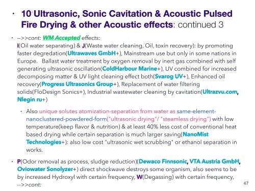 Cztery poziomy Czyste, Tanie, w Pełni Niewykorzystany, Technologie Wodne dla zastosowań komercyjnych, przemysłowych i rolnictwa / Environmentally Friendly, Low Cost, Less Well Known Water Technology for The Future