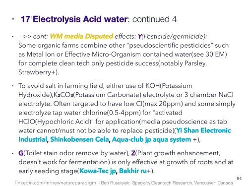 Cztery poziomy Czyste, Tanie, w Pełni Niewykorzystany, Technologie Wodne dla zastosowań komercyjnych, przemysłowych i rolnictwa / Environmentally Friendly, Low Cost, Less Well Known Water Technology for The Future