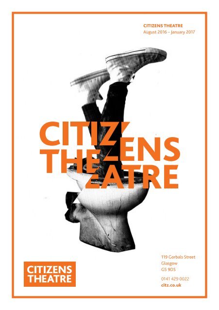 Citizens Theatre Autumn 2016 Brochure