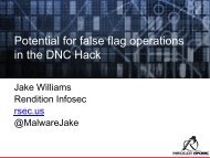 in the DNC Hack