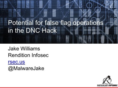 in the DNC Hack