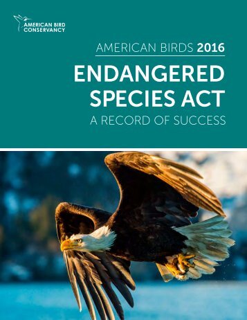 ENDANGERED SPECIES ACT