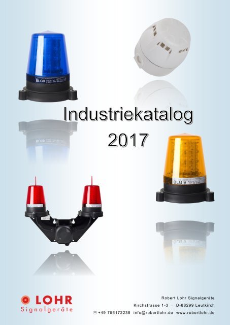 Lohr Signalgeräte Industrie Katalog