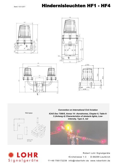 Lohr Signalgeräte Industrie Katalog