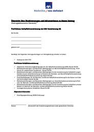 Axa Tarifbedingungen Peh 04 05 Beim Fairsicherungsladen