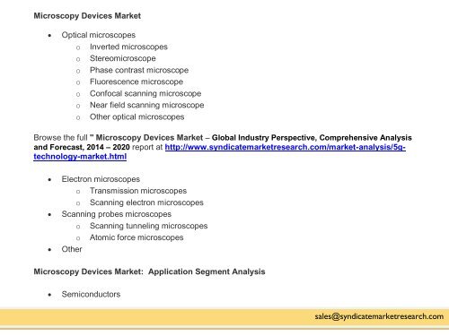 New report to examine the Global Microscopy Devices Market share, size, trends 2020