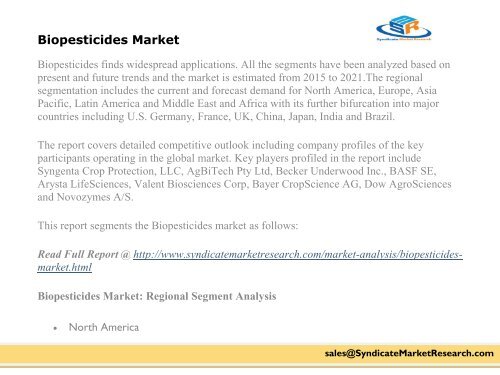 Biopesticides Market