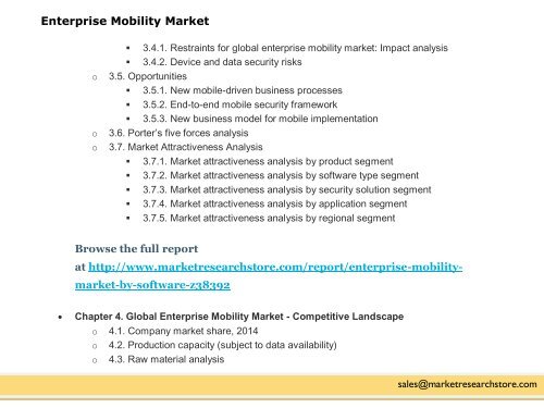 Enterprise Mobility Market