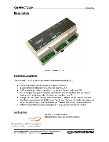 CH-HMOT2-D9 Description - faircom media GmbH