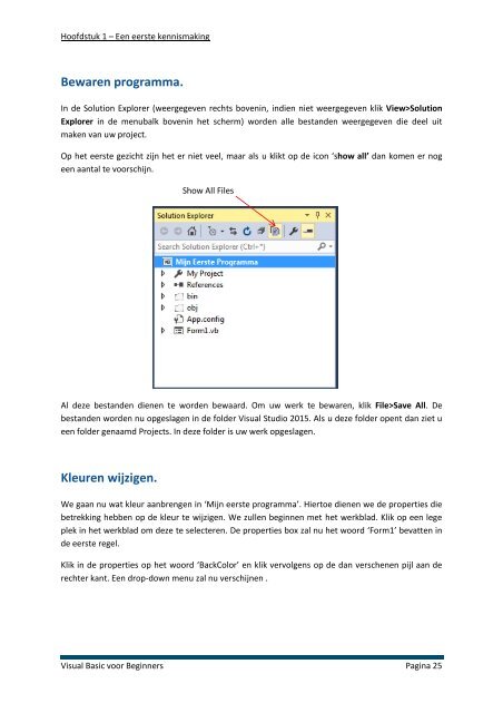 Visual Basic voor Beginners