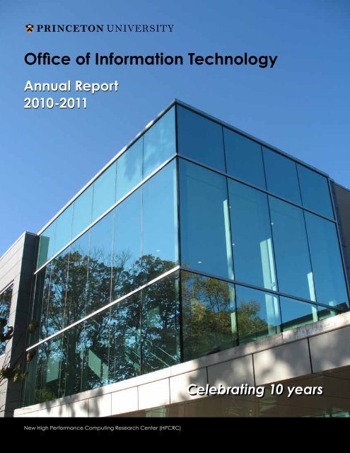 Celebrating 10 years Office of Information Technology - Princeton ...