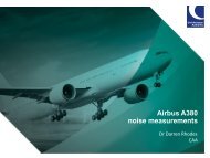 Airbus A380 noise measurements