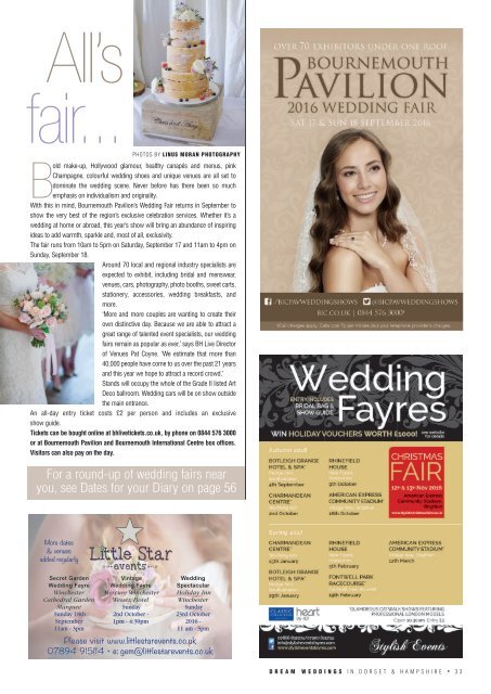 Dream Weddings Magazine - Dorset & Hampshire - issue.34