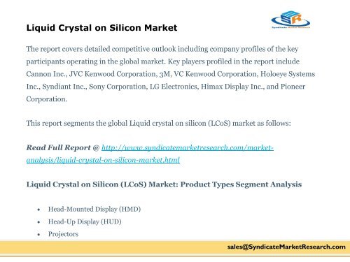 Liquid Crystal on Silicon Market