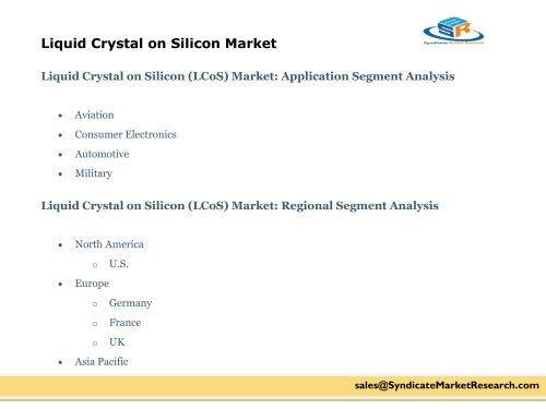 Liquid Crystal on Silicon Market